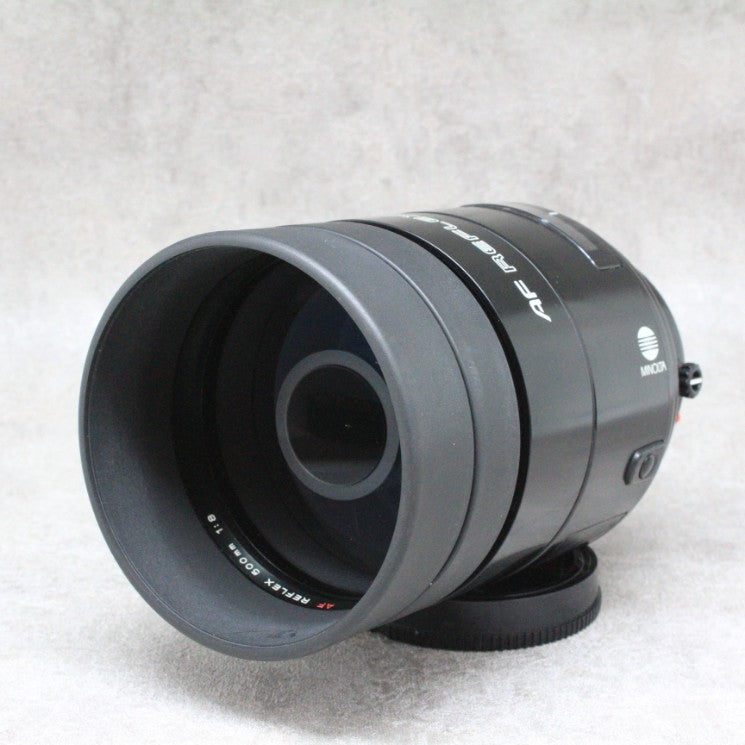 中古品】 MINOLTA AF REFLEX 500mm F8 – サトカメオンラインショップ