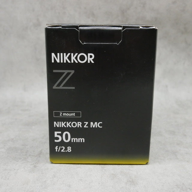 中古品 ニコン NIKKOR Z MC 50mm f/2.8 marumi1EXUS 保護フィルター さんぴん商会