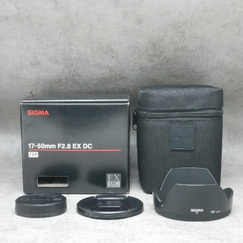 中古品 SIGMA 17-50mm F2.8 EX DC 〔ペンタックス用〕
