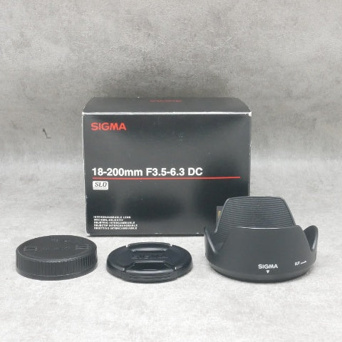 中古品 SIGMA 18-200mm F3.5-6.3 DC 〔ペンタックス用〕