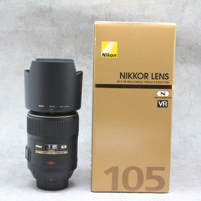 中古品 Nikon AF-S MICRO NIKKOR 105mm F2.8G ED VR さんぴん商会