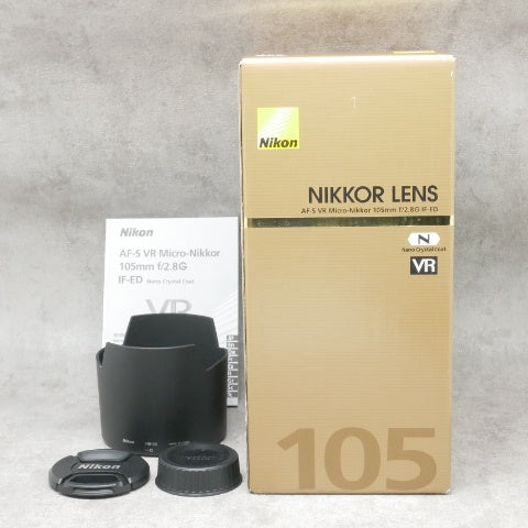 中古品 Nikon AF-S MICRO NIKKOR 105mm F2.8G ED VR