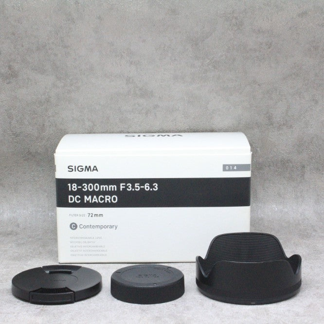 中古品】 SIGMA 18-300mm F3.5-6.3 DC MACRO Contemporary ［ペンタックス用］ – サトカメオンラインショップ