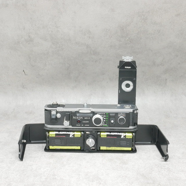 中古品 Nikon MD-2 + MB-1 F2用 モータードライブ さんぴん商会