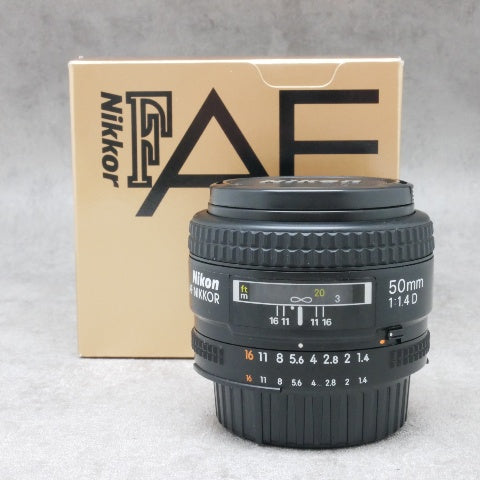 中古品 Nikon Ai AF Nikkor 50mm f/1.4D
