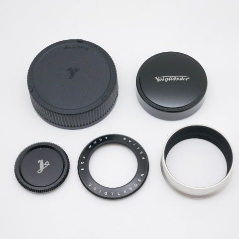 中古品 フォクトレンダー HELIAR 40mm F2.8 + VM-E Close Focus Adapter ＋S/Cアダプター付