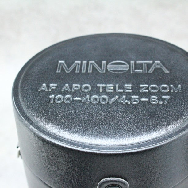中古品】 MINOLTA AF APO TELE ZOOM 100-400mm F4.5-6.7 – サトカメ