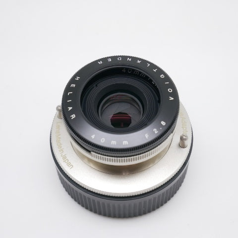 中古品 フォクトレンダー HELIAR 40mm F2.8 + VM-E Close Focus