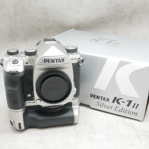 中古品 PENTAX K-1 MarkII Silver Edition バッテリーグリップ付き