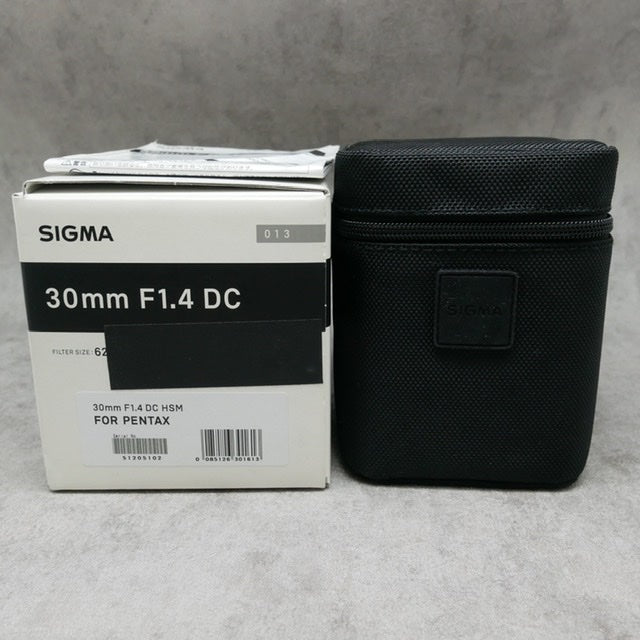 中古品 SIGMA 30mm F1.4 DC HSM Art ペンタックス用