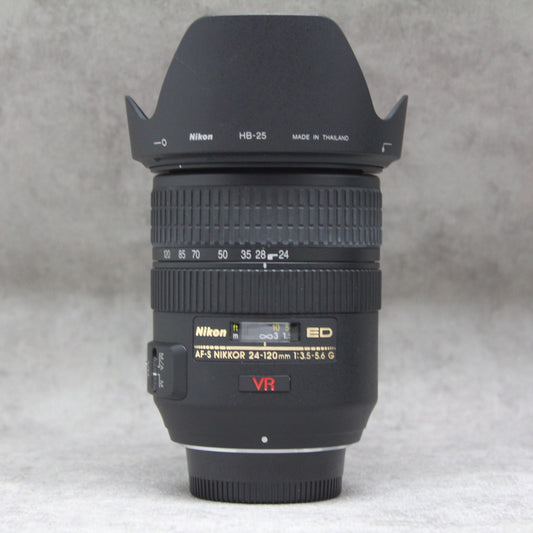 中古品 Nikon AF-S VR Zoom-Nikkor 24-120mm F3.5-5.6G IF ED ☆2月16日(木)のYouTube生配信でご紹介☆
