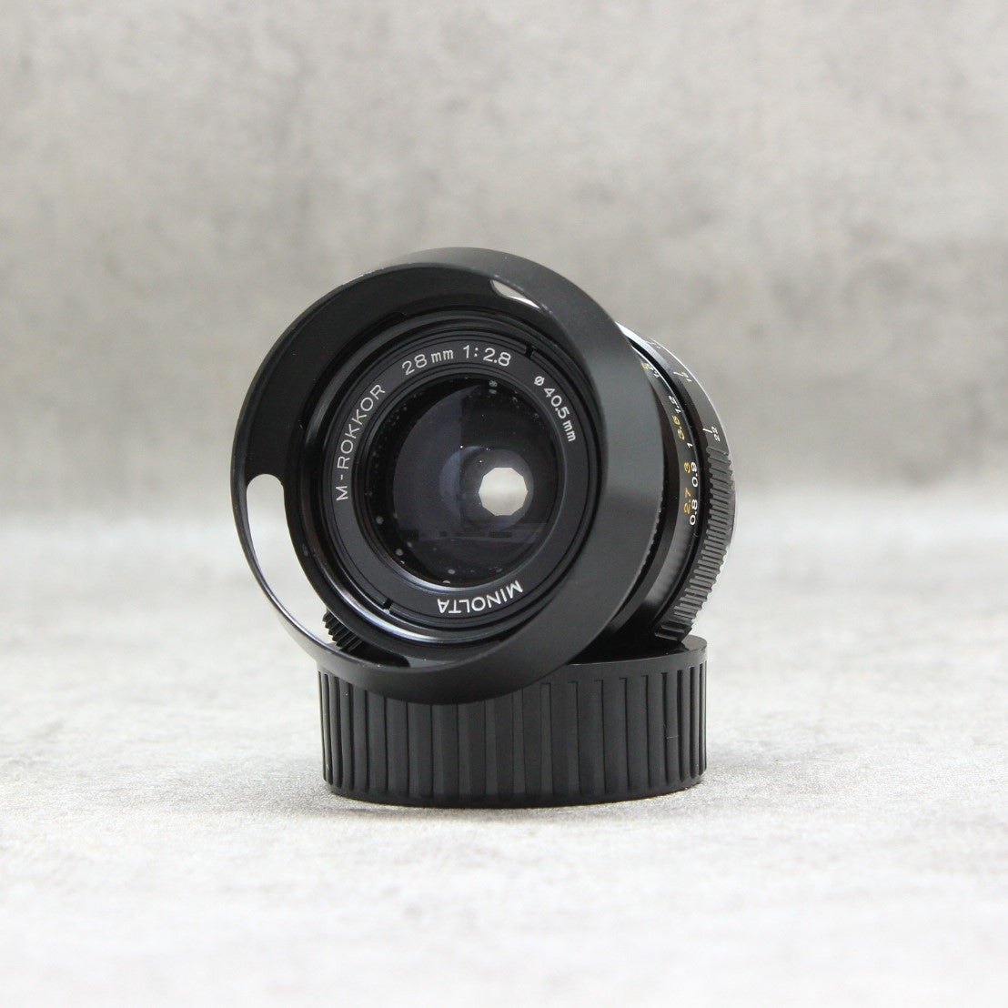 中古品 MINOLTA M-ROKKOR 28mm F2.8 ハヤト商会