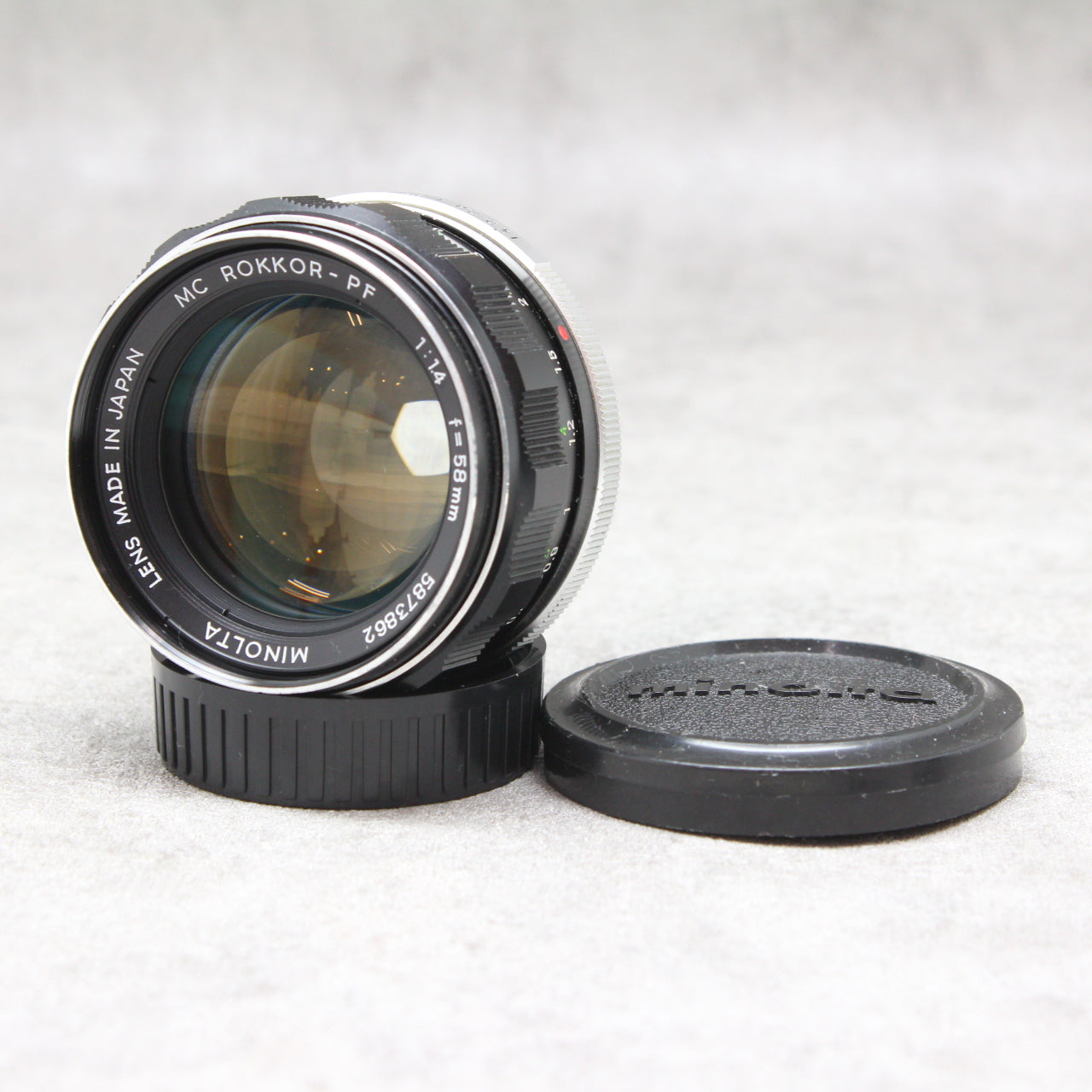 中古品 MINOLTA MC ROKKOR-PF 58mm F1.4【9月20日(火)のYouTube生配信