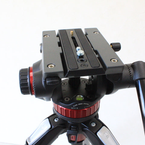 中古品 Manfrotto マンフロット MVH502 + MT055XPRO3