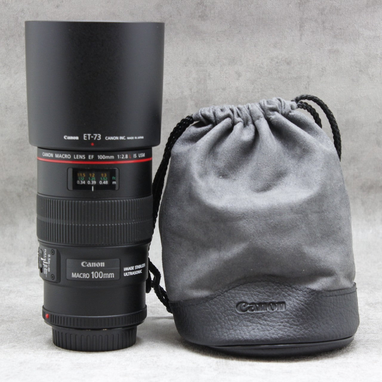 中古品 Canon EF 100mm F2.8L マクロ IS USM + EF-EOSR(C-PL付)【10月