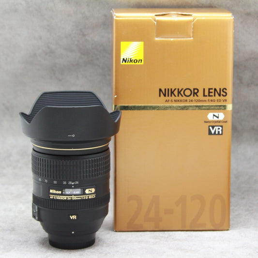 中古品 Nikon AF-S NIKKOR 24-120mm f/4G ED VR ☆2月16日(木)のYouTube生配信でご紹介☆