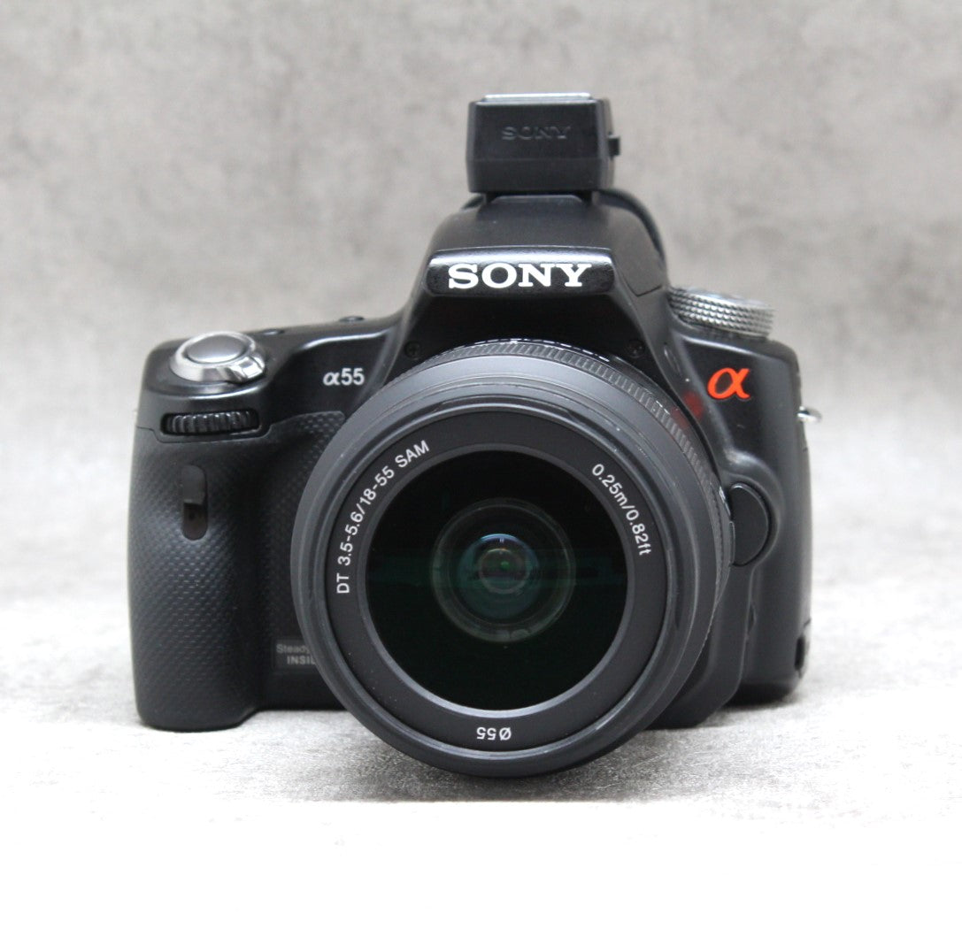 中古品 SONY a55 標準レンズセット （SLT-A55V）　ハヤト商会