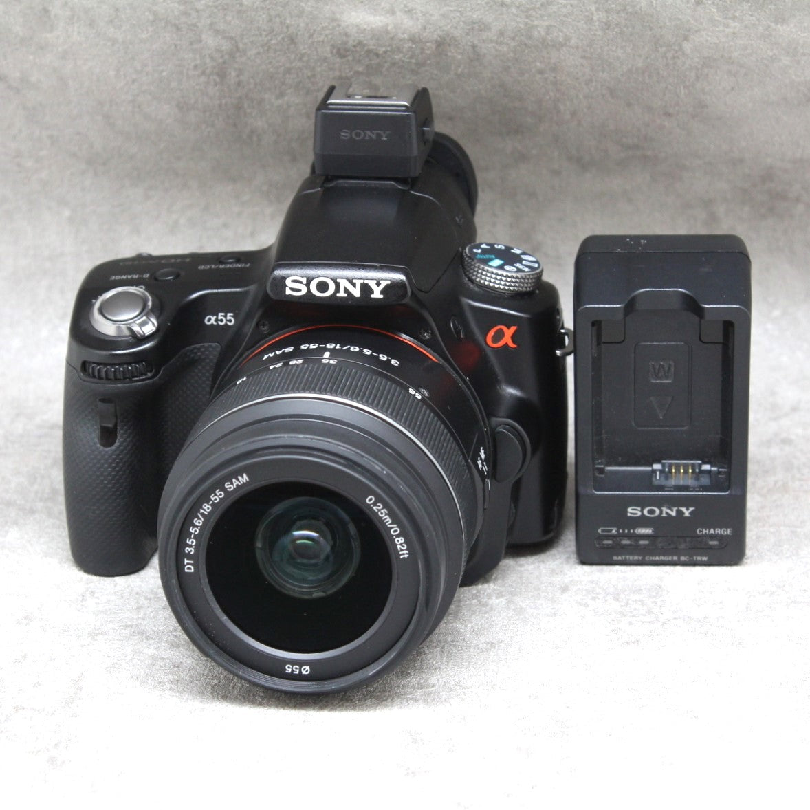 中古品 SONY a55 標準レンズセット （SLT-A55V） ハヤト商会