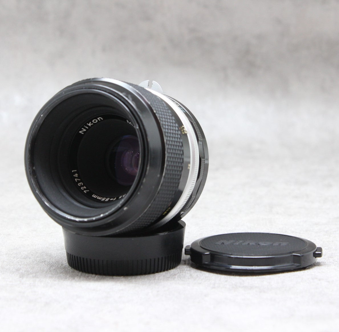 中古品 Nikon Micro-NIKKOR-P AUTO 55mm F3.5 非Ai　【1月8日(日)のYouTube生配信でご紹介】