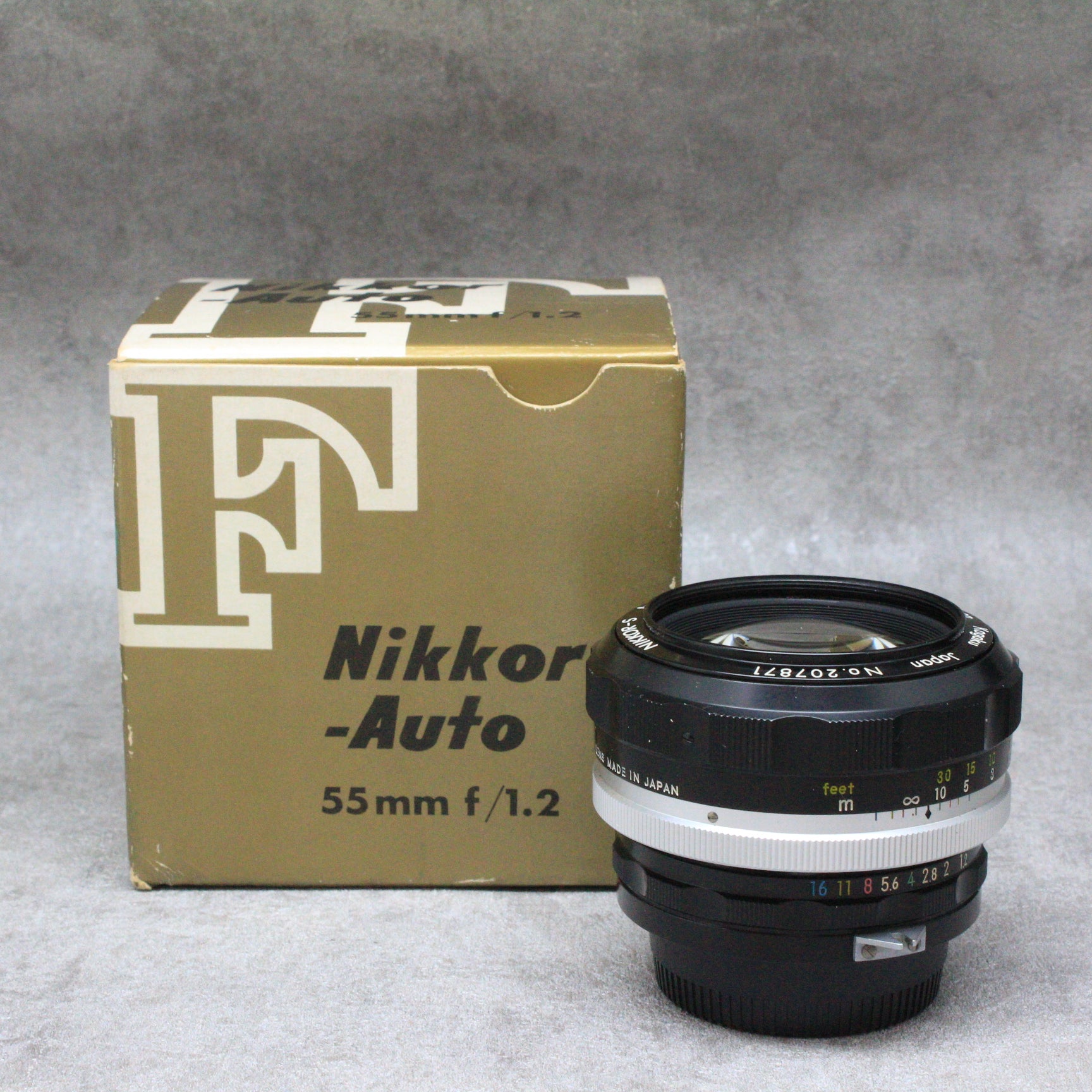中古品 Nikon Auto NIKKOR-S 55mm F1.2 非Ai