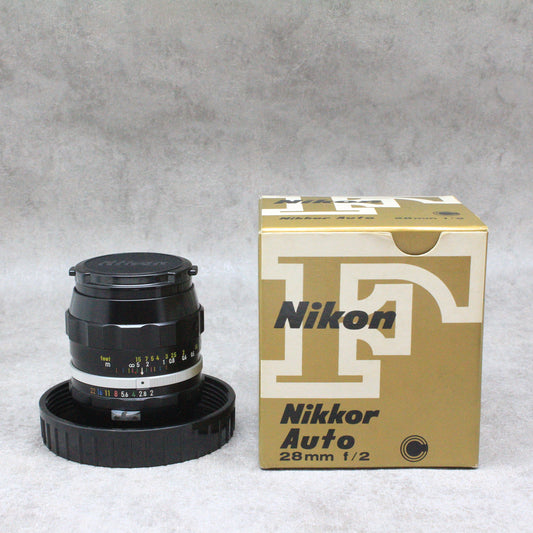 中古品 Nikon AUTO NIKKOR 28mm F2 非Ai