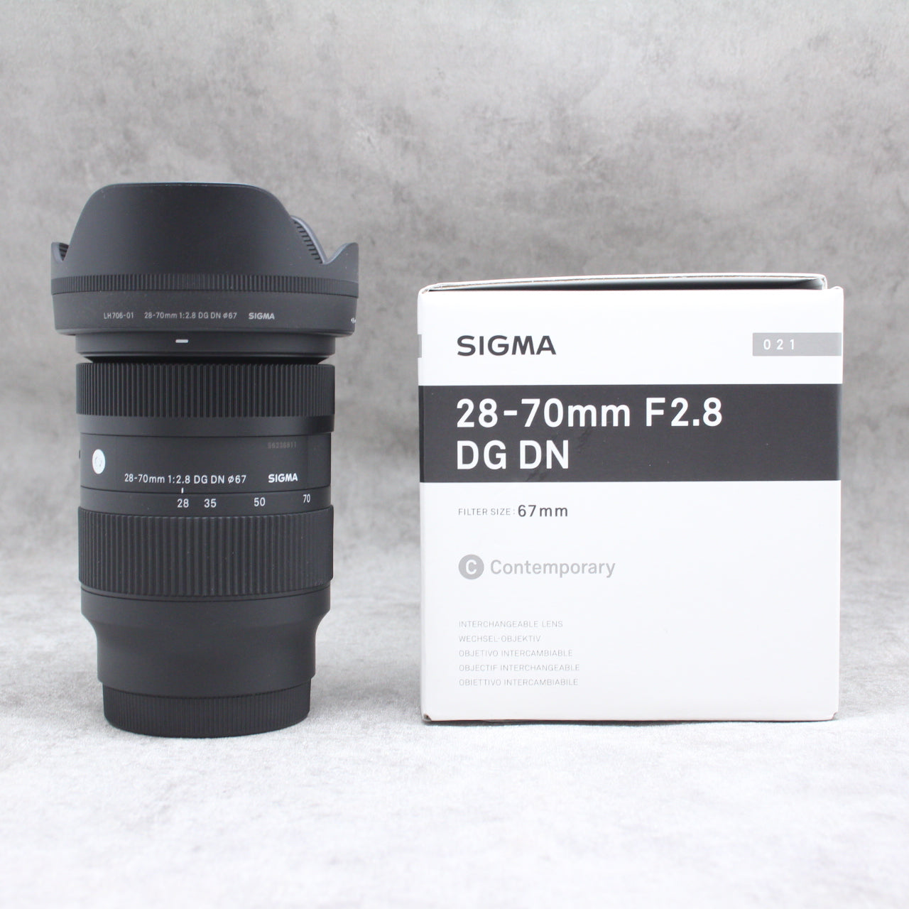 中古品 SIGMA 28-70mm F2.8 DG DN Contemporary SONY Eマウント【2月11日(土)のYouTube生配信でご紹介】