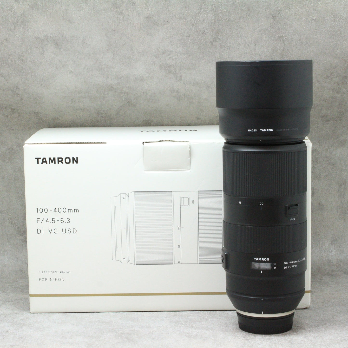 タムロン　100-400mm F/4.5-6.3 Di VC  USD