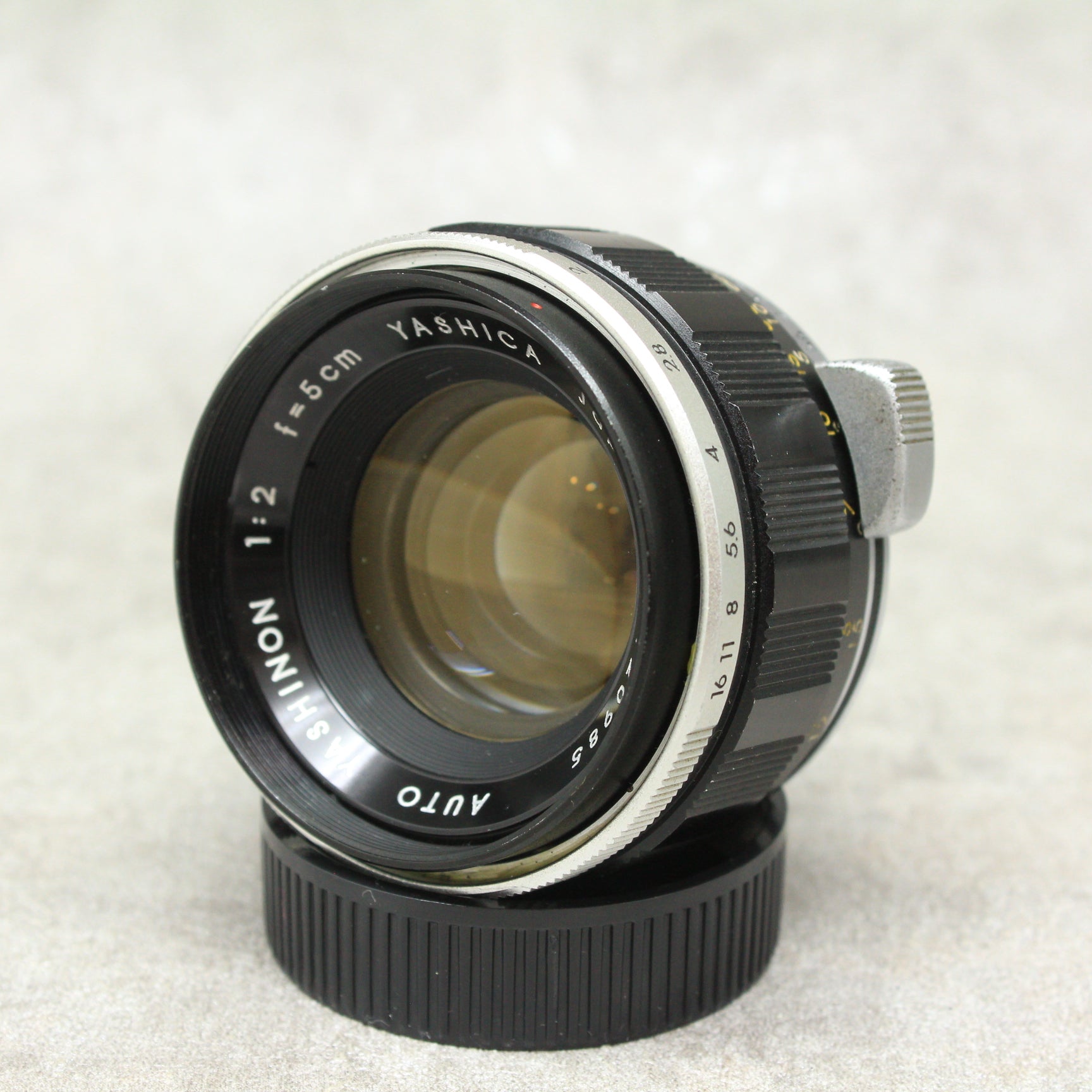 中古品 YASHICA AUTO YASHINON 5cm F2 ［M42］ ハヤト商会 – サトカメ