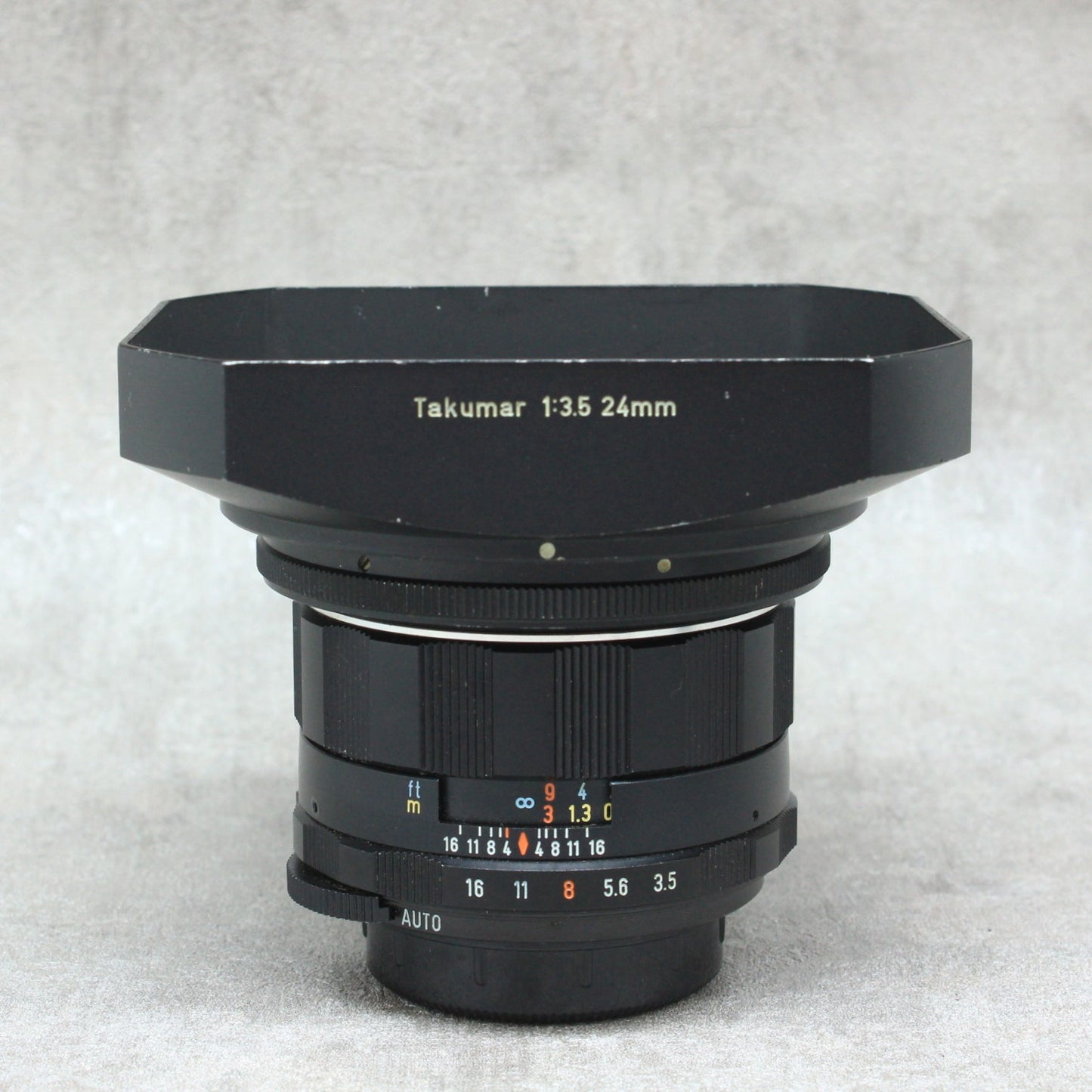 中古品 Super-Multi-Coated TAKUMAR 24mm F3.5 ［M42］ ハヤト商会