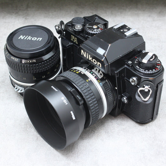 中古品 Nikon FA レンズ2本セット