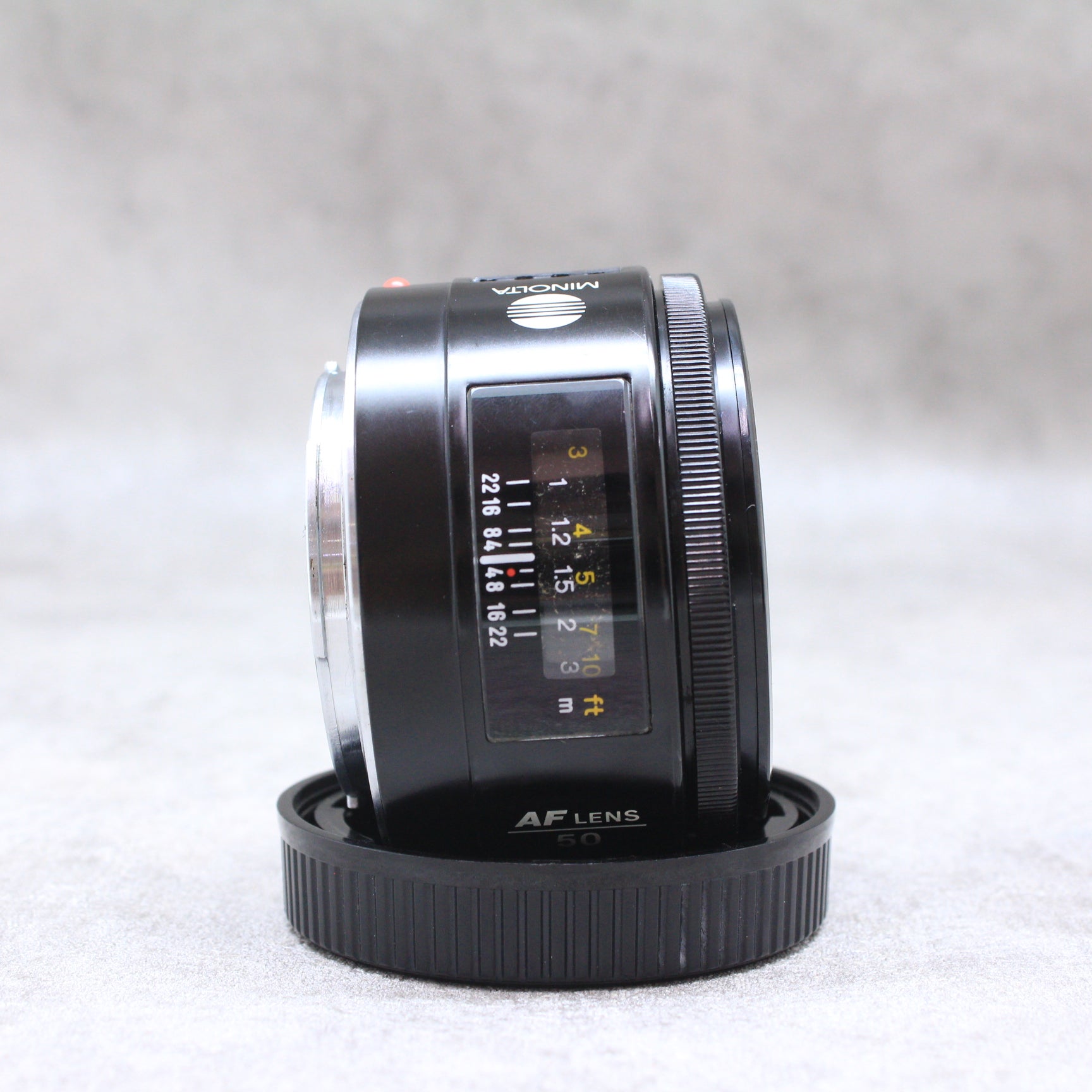 中古品 MINOLTA AF 50mm F1.4 ハヤト商会 – サトカメオンラインショップ