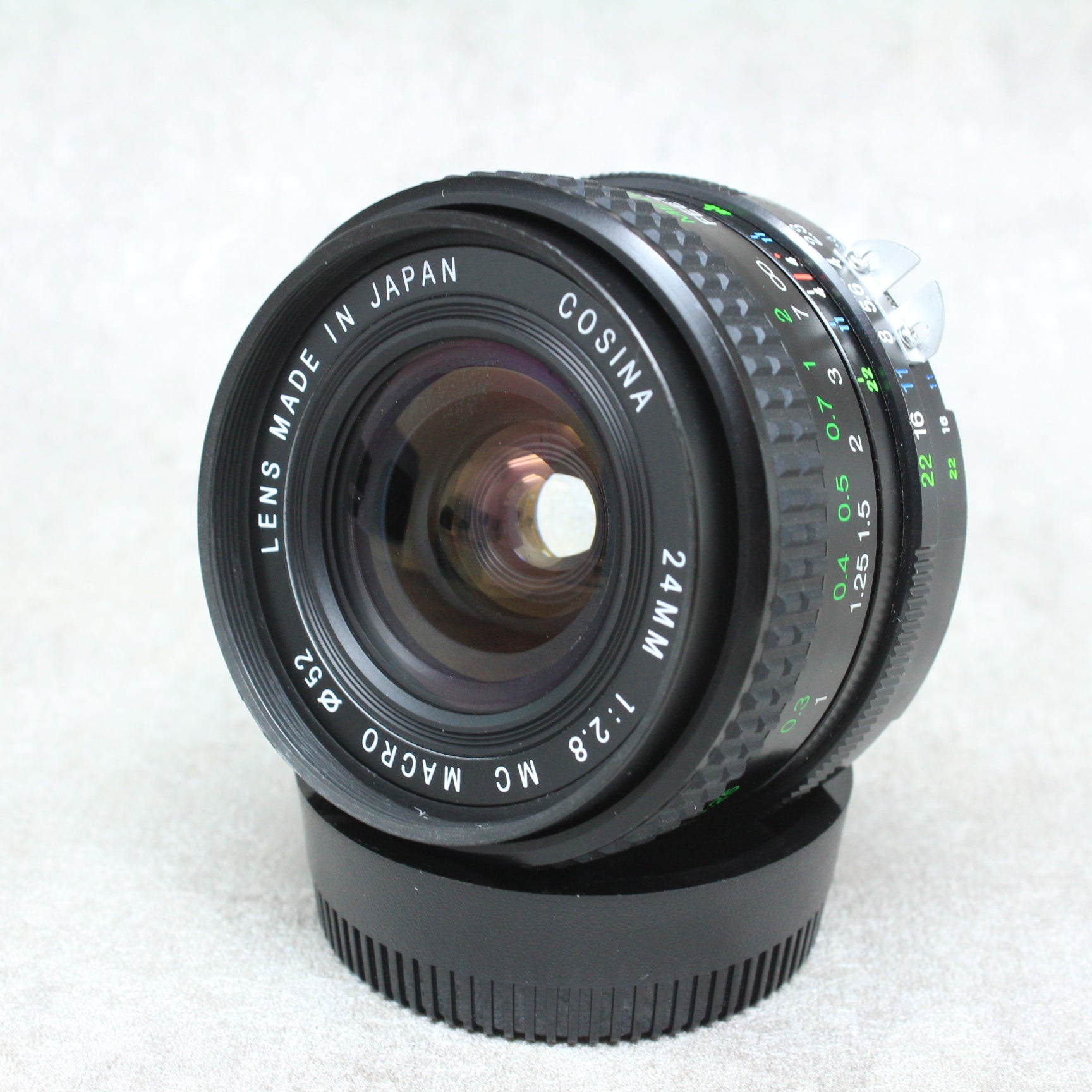 中古品 COSINA 24mm F2.8 MC MACRO Ai［ニコンF］ ハヤト商会