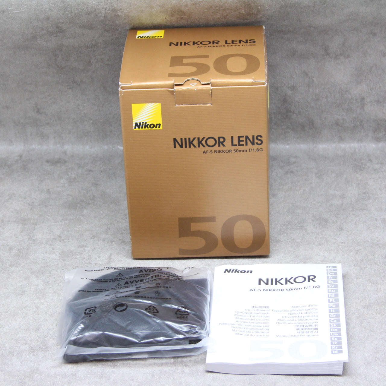 中古品 Nikon AF-S NIKKOR 50mm f/1.8G 【3月4日(土)のYouTube生配信でご紹介】