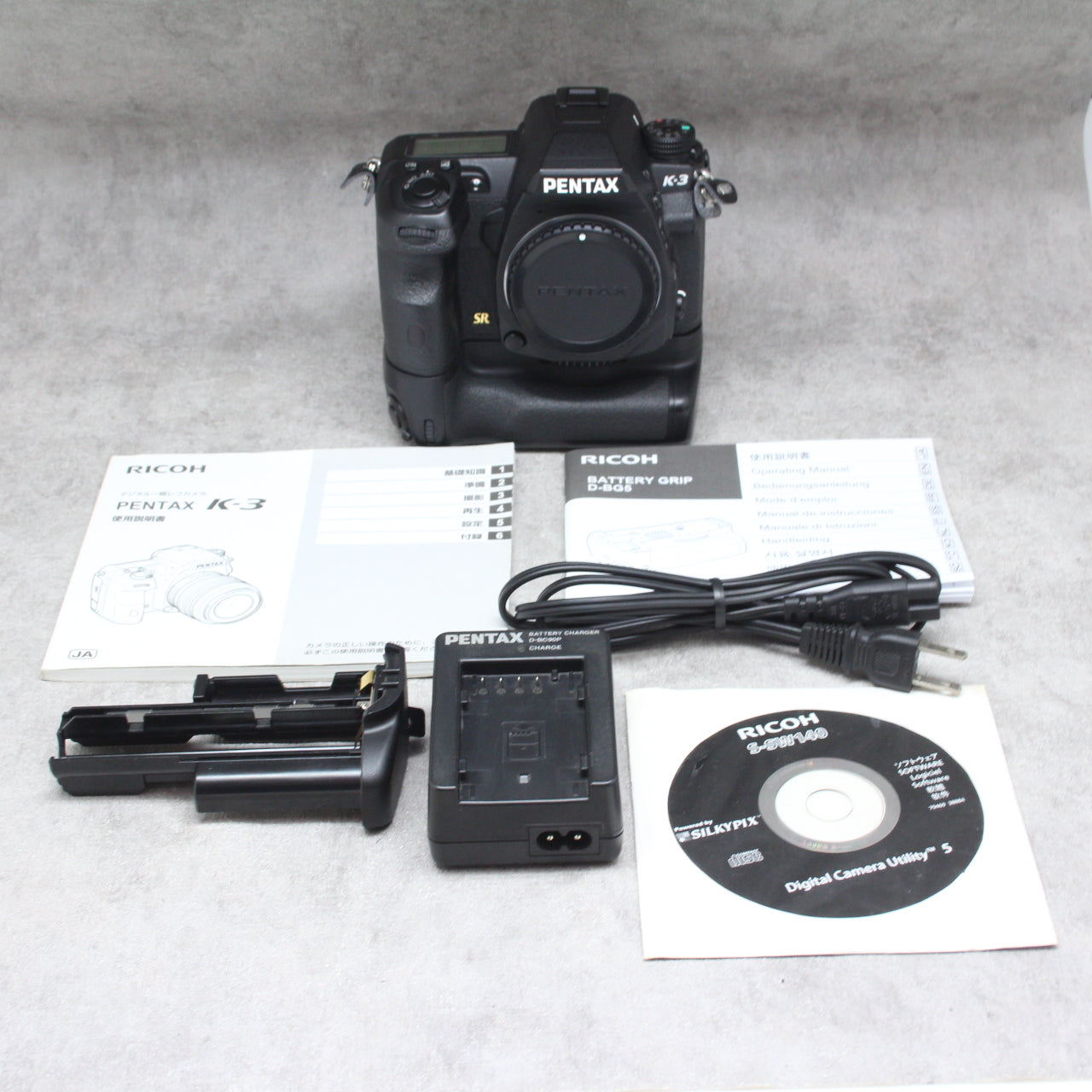 中古品 PENTAX K-3＋D-BG5(バッテリーグリップ) ☆1月26日(木)の