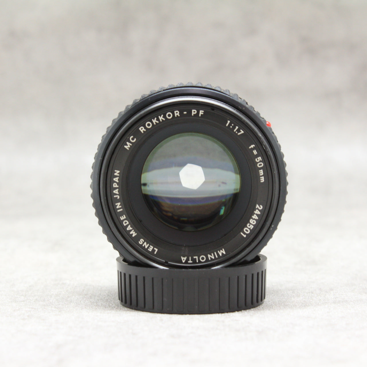 中古品 MINOLTA MC ROKKOR-PF 50mm F1.7 ※3月5日(日)のYouTube生配信で