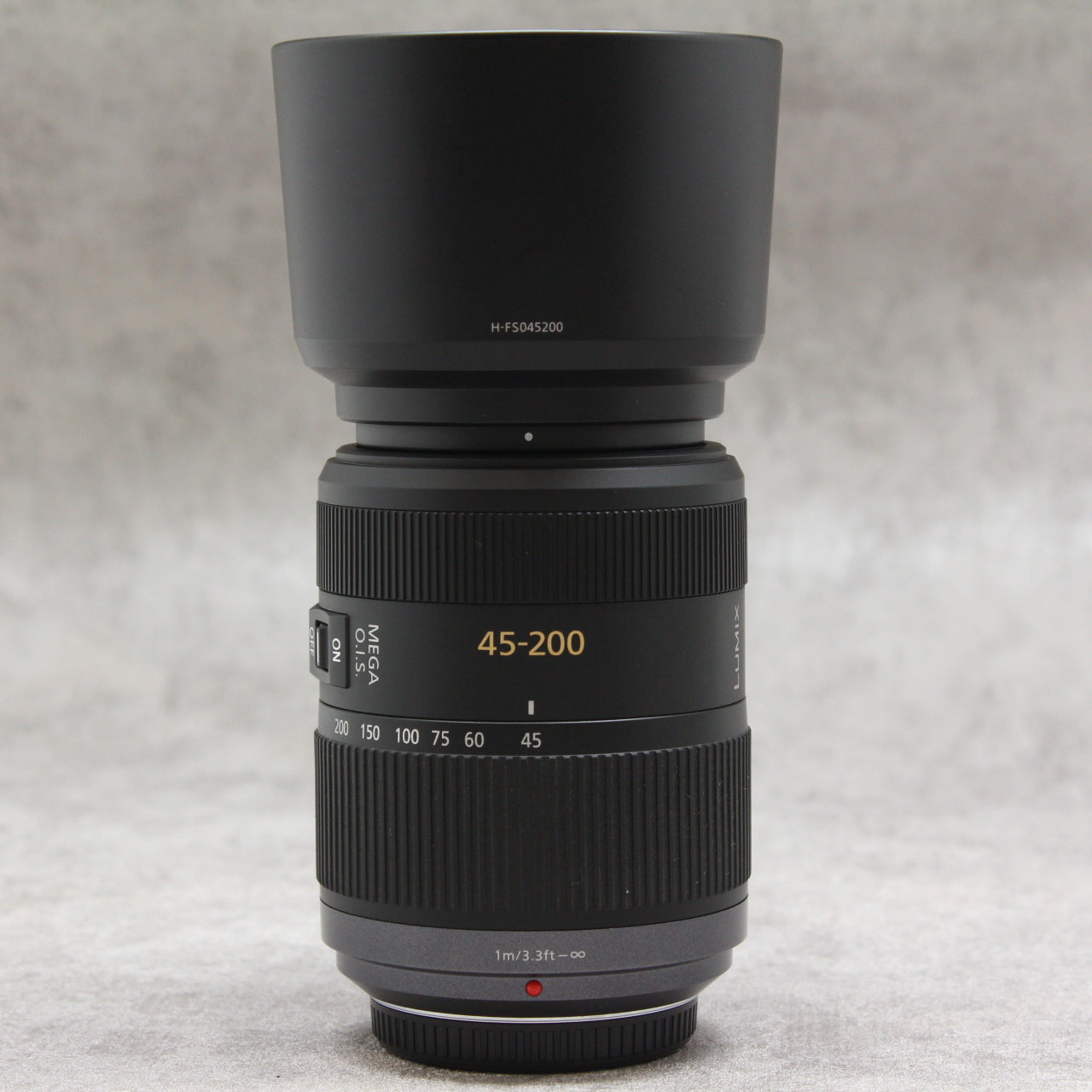 中古品 Panasonic LUMIX G VARIO 45-200mm/F4.0-5.6/MEGA O.I.S. H 