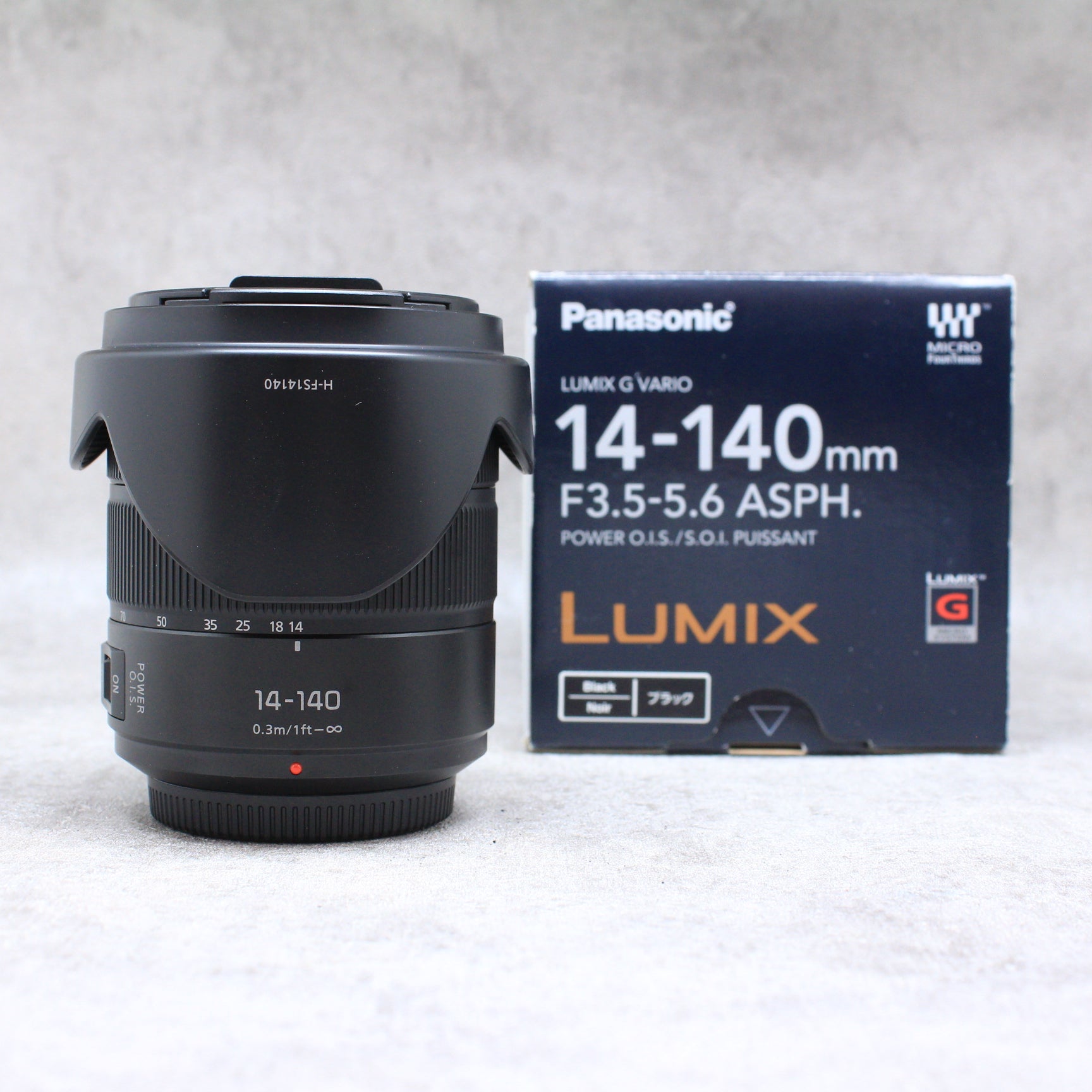 中古品 Panasonic LUMIX G VARIO 14-140mm F3.5-5.6 ASPH. POWER