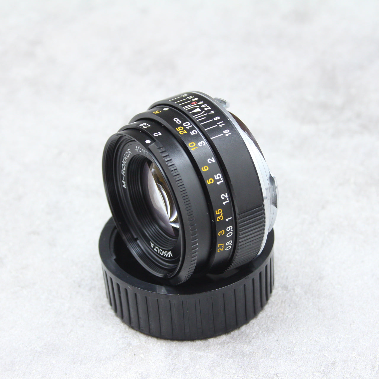 中古品 MINOLTA M-ROKKOR 40mm F2 【3月7日(火)のYouTube生配信でご紹介】