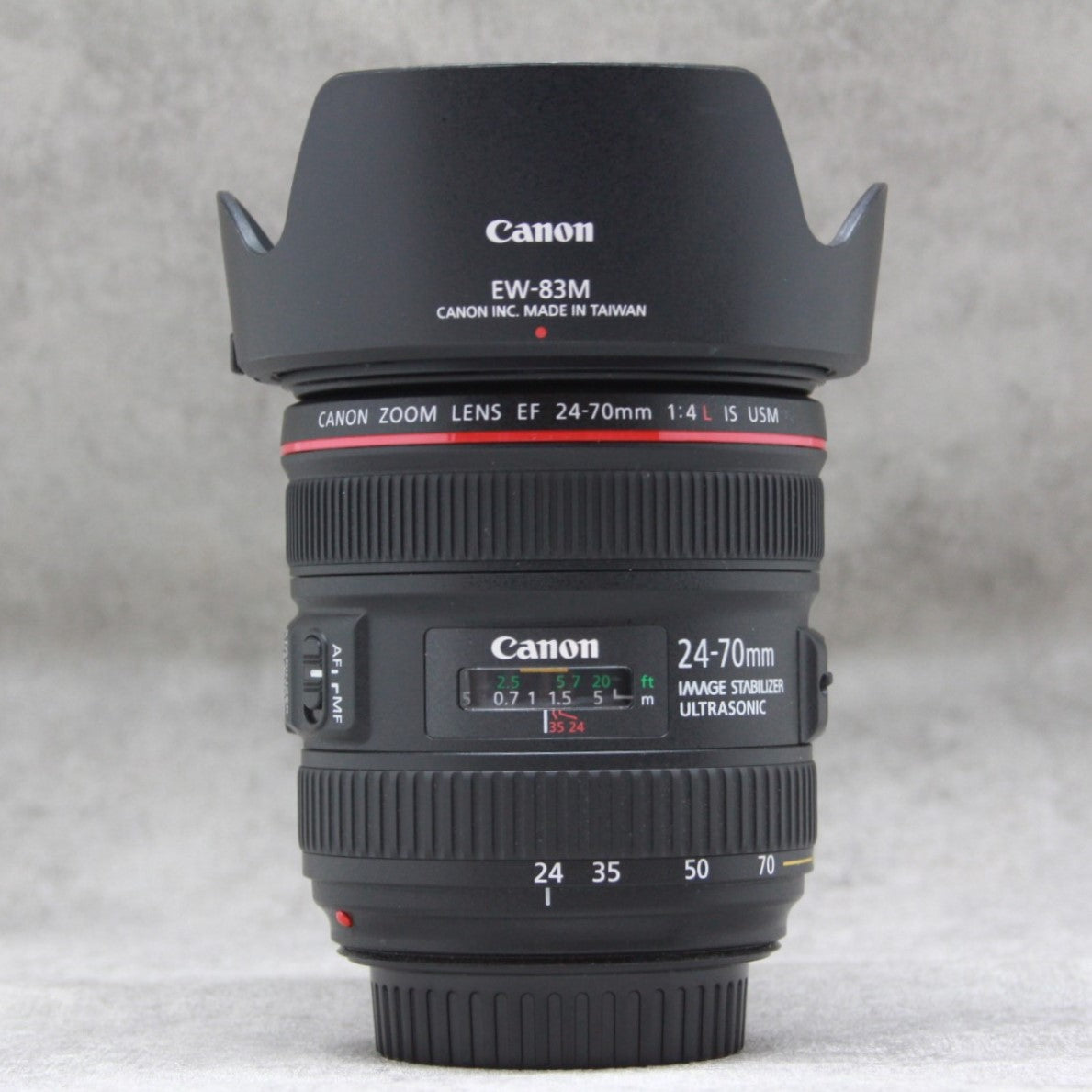 中古品 Canon EF 24ｰ70mm F4L IS USM 【2月14日(火)のYouTube生配信でご紹介】