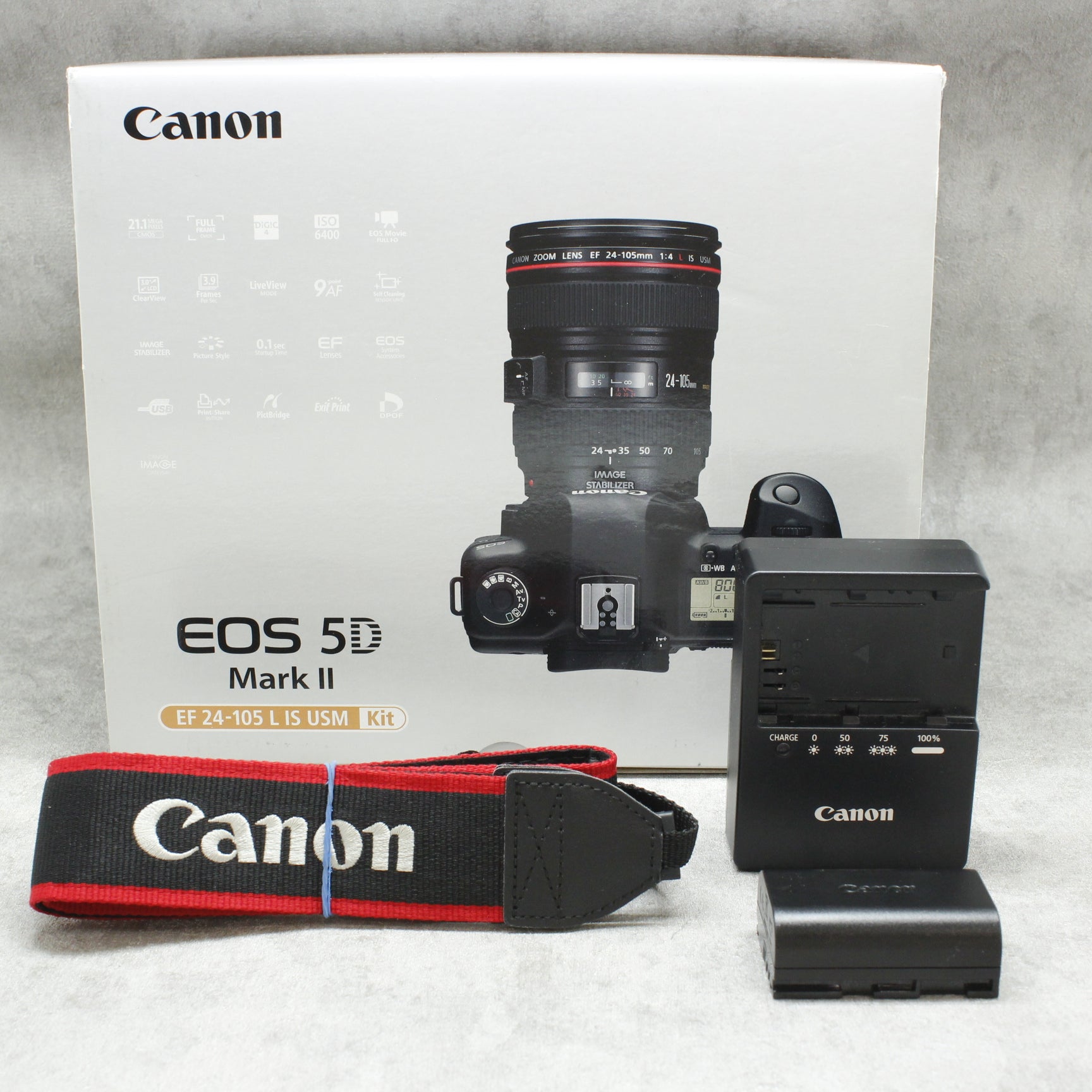 中古品 Canon EOS5D MarkⅡ EF24-105L IS USM キット ☆4月20日(木)のYouTube生配信でご紹介☆
