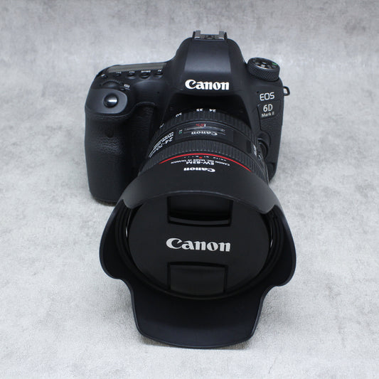 中古品 Canon EOS 6D MarkII EF24-70 F4L IS USMレンズキット ☆3月11日(土)のYouTube生配信でご紹介☆