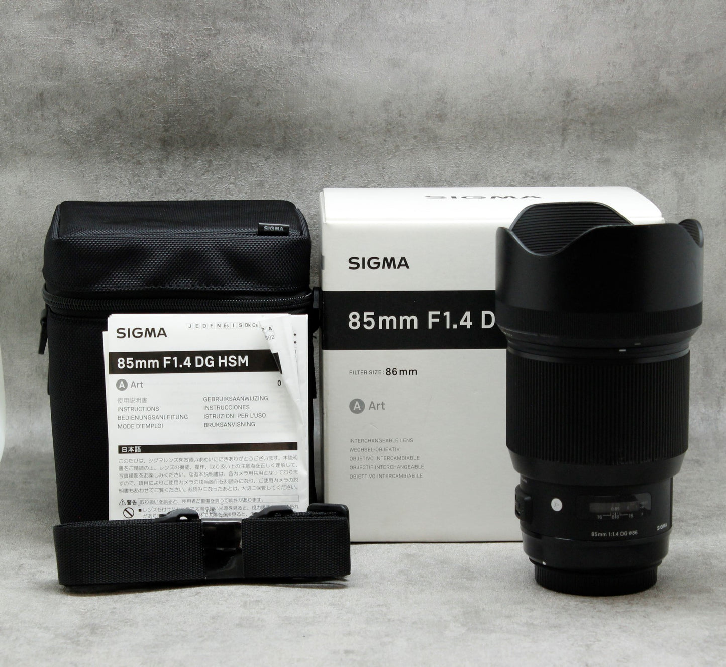 中古品 SIGMA 85mm F1.4 DG Art CanonEFマウント ※12月11日(日)のYouTubeでご紹介