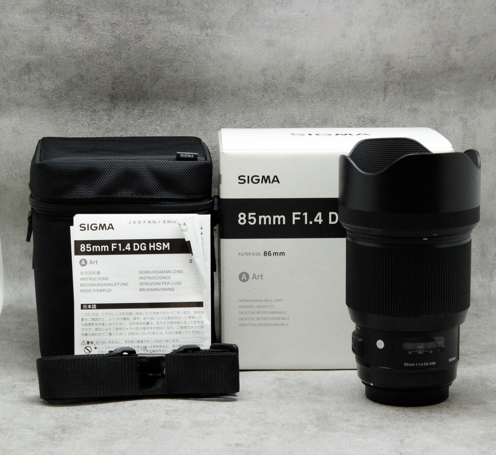 中古品 SIGMA 85mm F1.4 DG Art CanonEFマウント ※12月11日(日)のYouTubeでご紹介